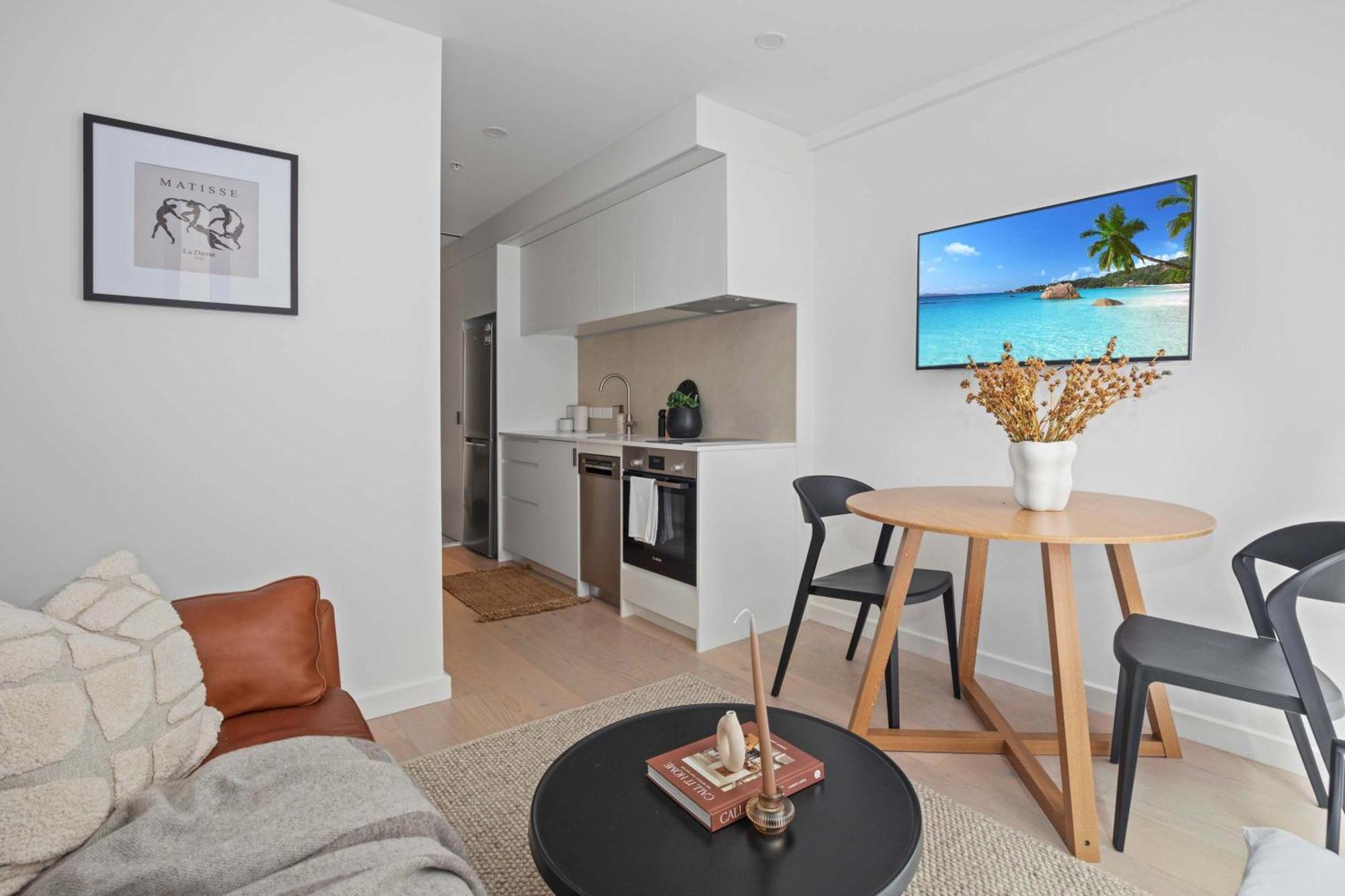 Stylish Stay On Courtenay - 1Br Apt Wellington Kültér fotó
